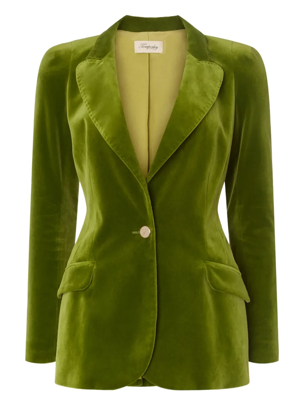 Clove velvet blazer