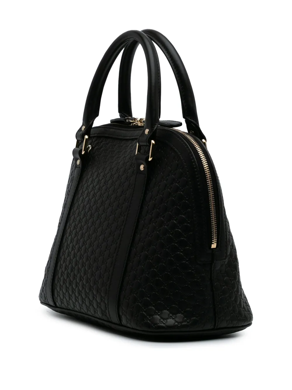 Pre-owned Gucci 2016-2024 Medium Microssima Dome Satchel