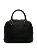 Gucci Pre-Owned 2016-2024 Medium Microguccissima Dome satchel - Black