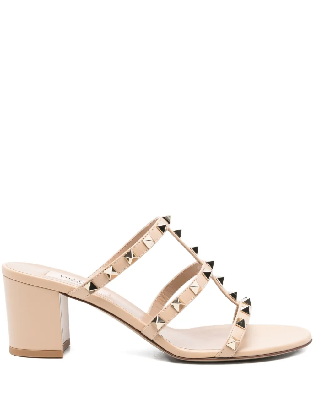 Valentino Garavani 70mm Rockstud sandals Neutrals
