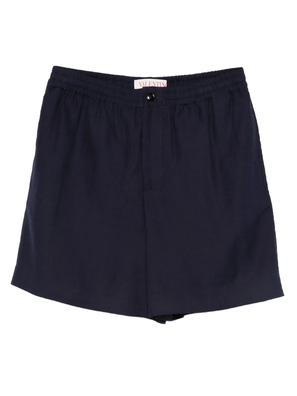 Valentino Garavani Shorts met elastische taille Blauw