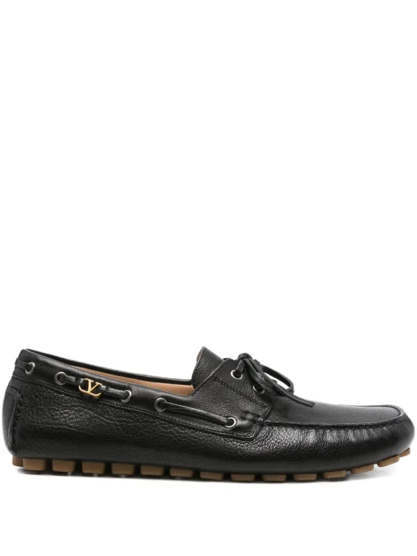 Valentino Garavani Fastaway Segelschuhe Aus Leder Schwarz