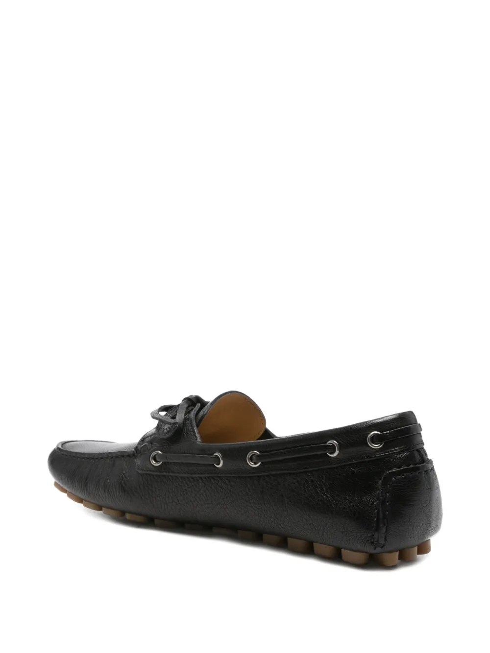 Valentino Garavani Fastaway leren bootschoenen Zwart