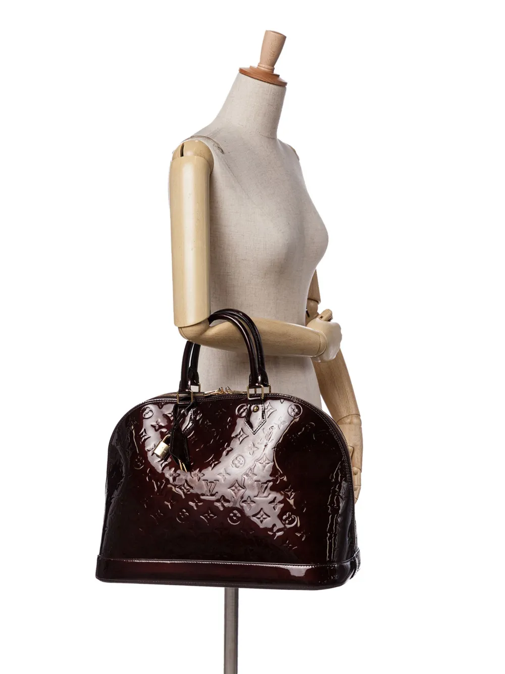 Louis Vuitton Pre-Owned 2013 Monogram Vernis Alma GM handbag | Pre-Owned | Image 2