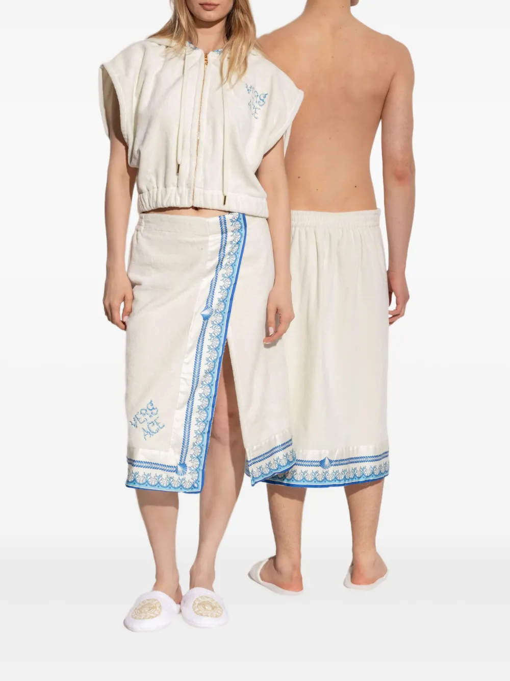 Versace Underwater Barocco wrap towel | Towels & Bath Robes | Image 2