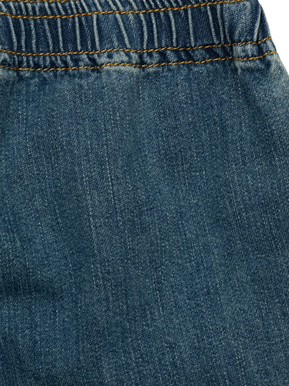 Versace Kids Spijkerbroek met logoprint Blauw
