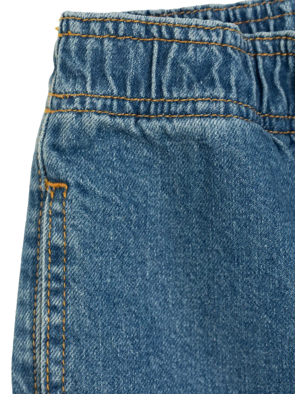 Versace Kids Elastische spijkerbroek Blauw