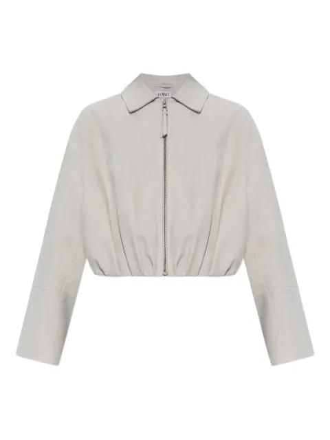 LOEWE zip-front cropped jacket