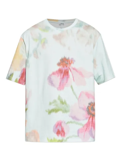LOEWE floral-print cotton T-shirt