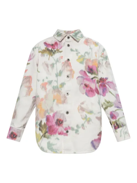 LOEWE floral-print shirt