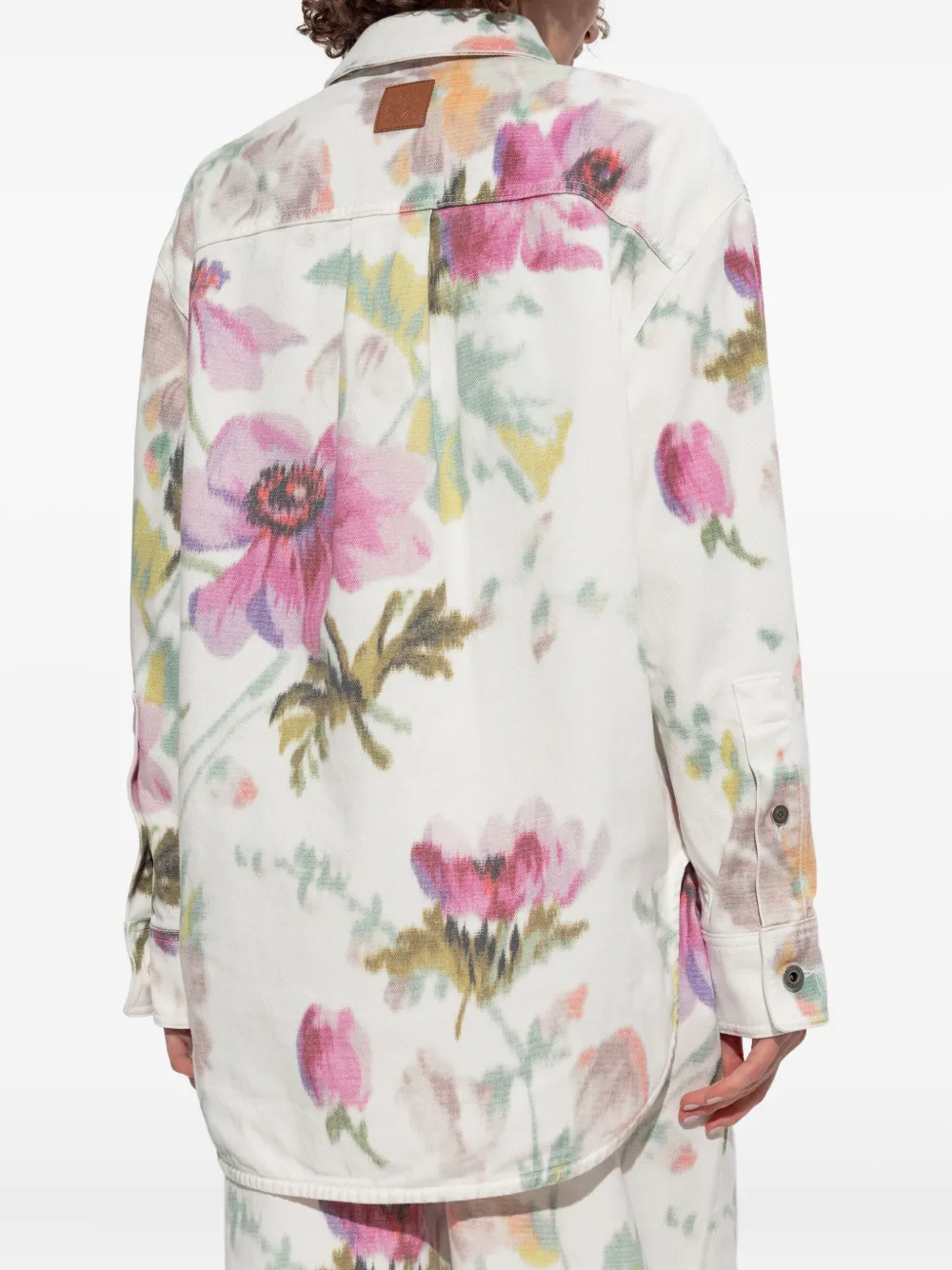 Loewe Floral-print Button-down Overshirt