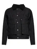 DSQUARED2 faux fur-collar bomber jacket - Black