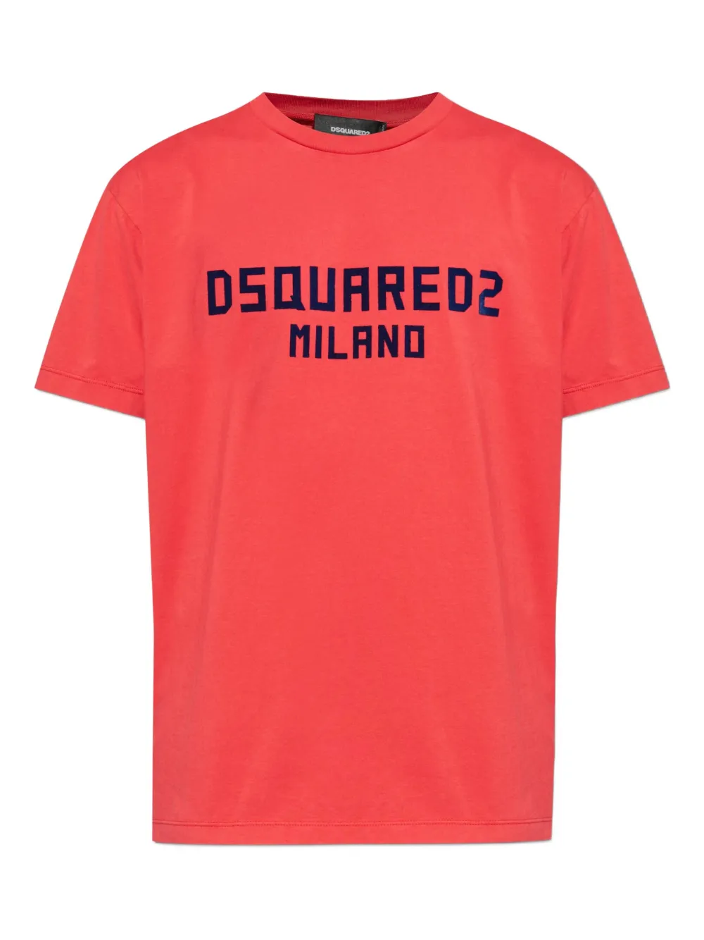 DSQUARED2 logo-print cotton T-shirt Rood