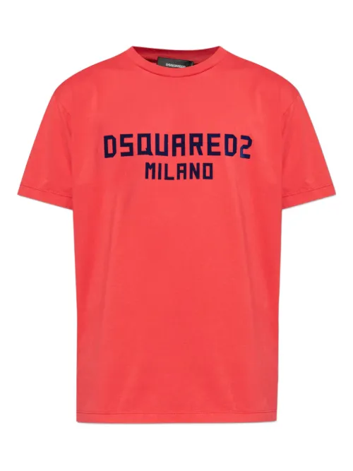 T-shirt en coton à logo imprimé - DSQUARED2 - Modalova
