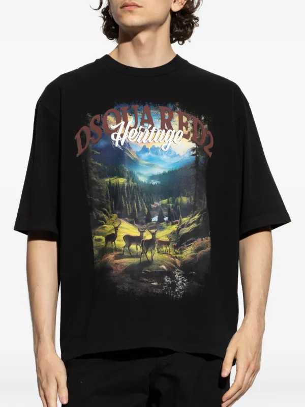 DSQUARED2 Canada T-shirt | Black | FARFETCH