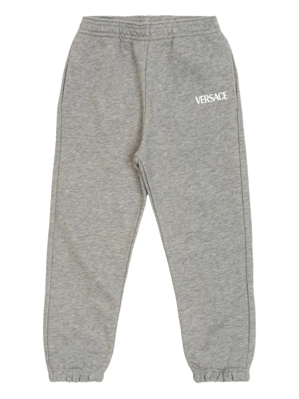Versace Kids Trainingsbroek met geborduurd logo Grijs
