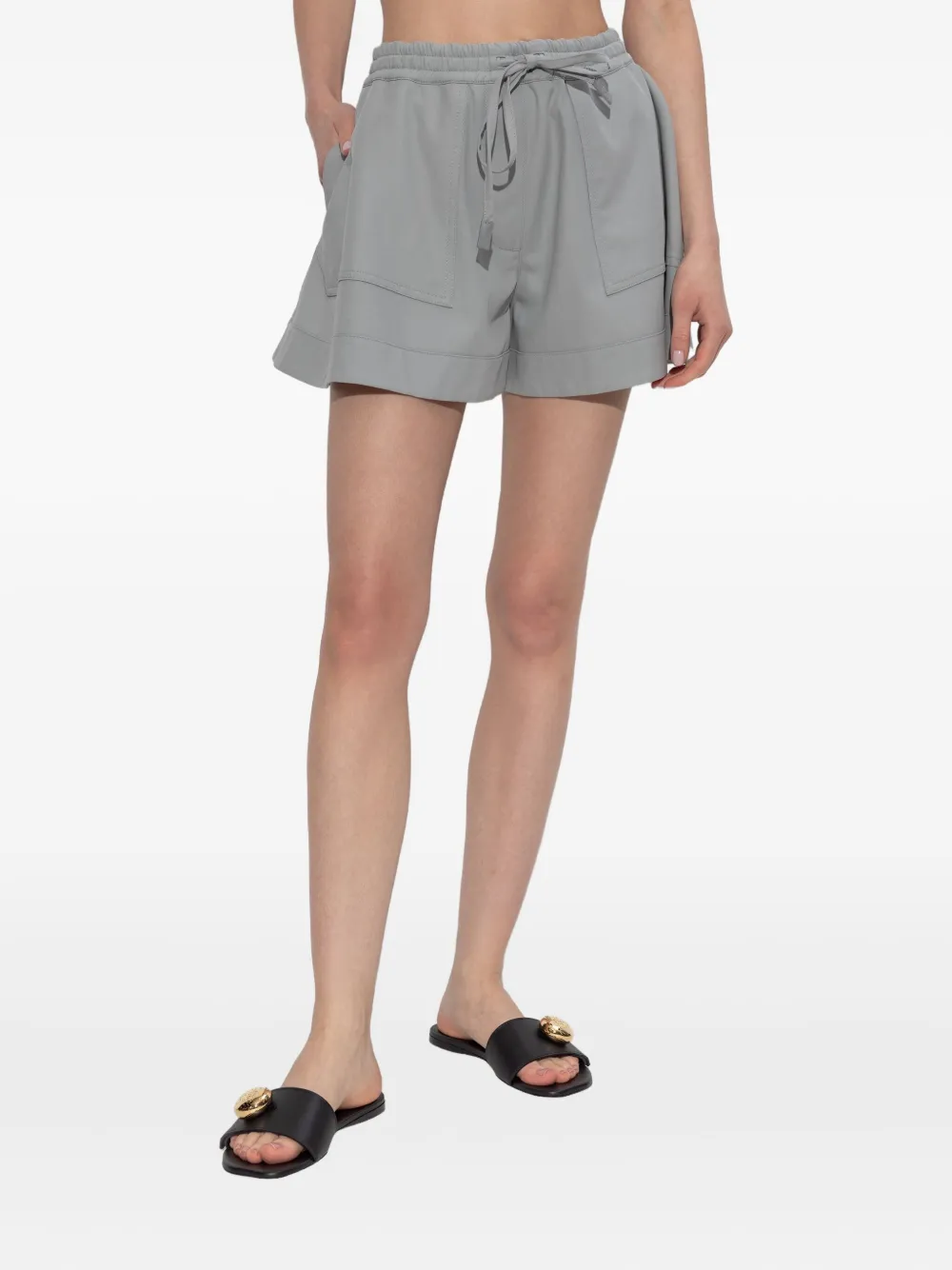 LOEWE Shorts met trekkoordtaille Grijs