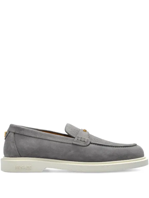 Versace suede loafers