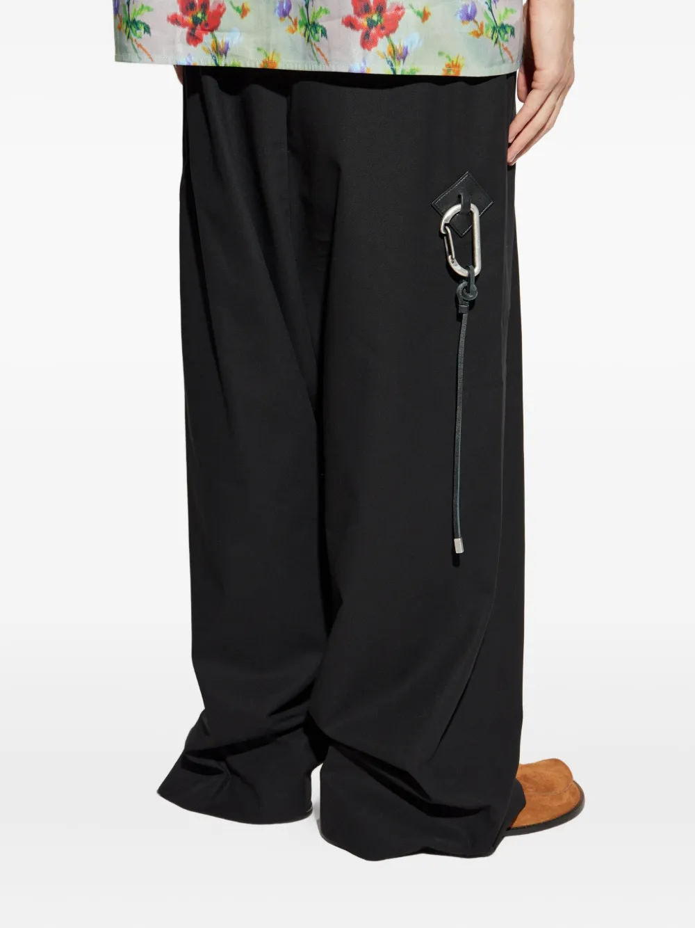 LOEWE Broek met geplooid vlak Zwart