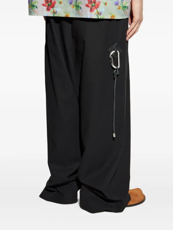 LOEWE プリーツパネル パンツ | ブラック | FARFETCH JP