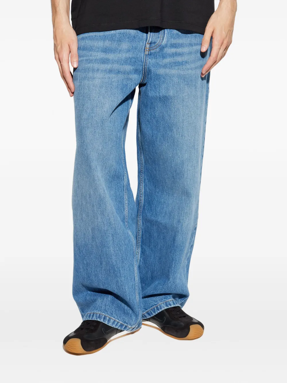 LOEWE Jeans met knopen Blauw