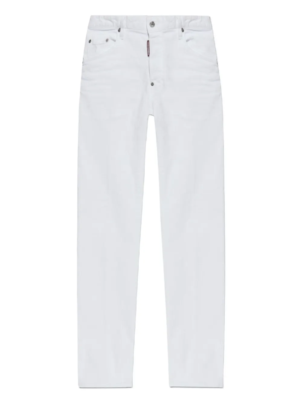 DSQUARED2 label-detail cotton trousers | White | Image 1
