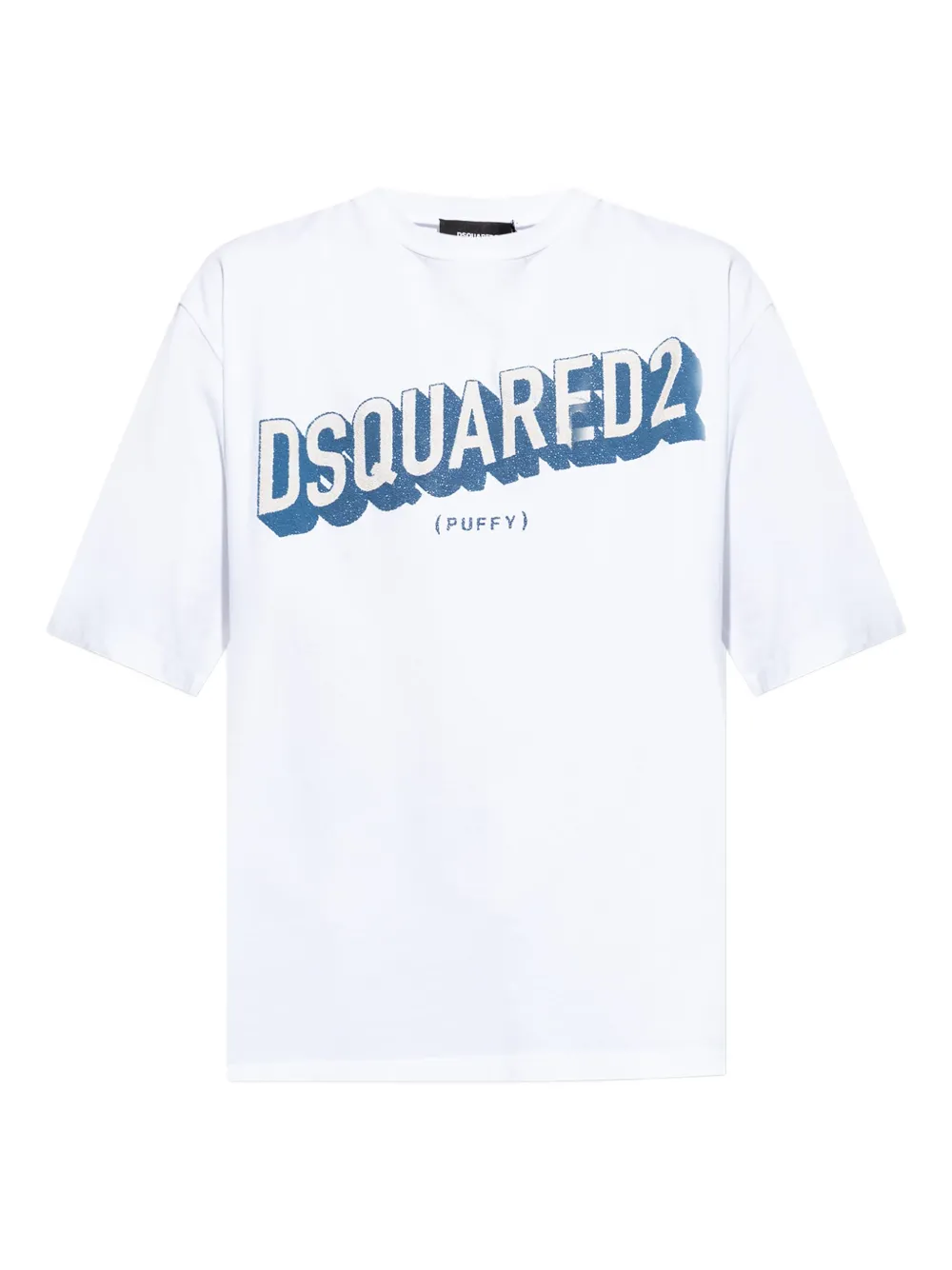 DSQUARED2 T-shirt met logoprint Wit