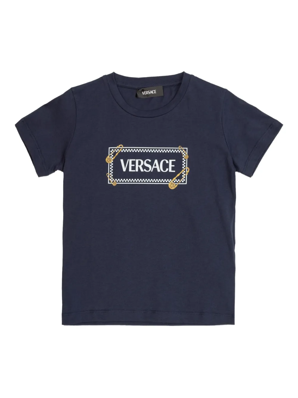 Versace Kids logo-print t-shirt | Blue | Image 1