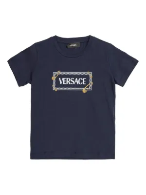 Fendi Kids Camiseta Com Estampa De Logo | Azul | FARFETCH BR
