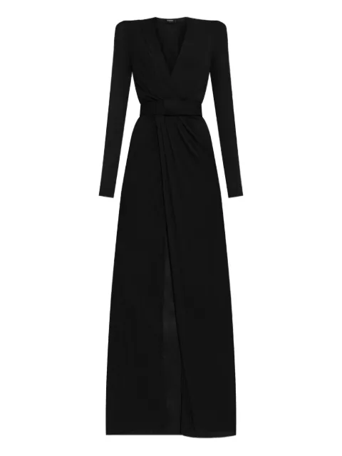 DSQUARED2 vestido cruzado manga larga