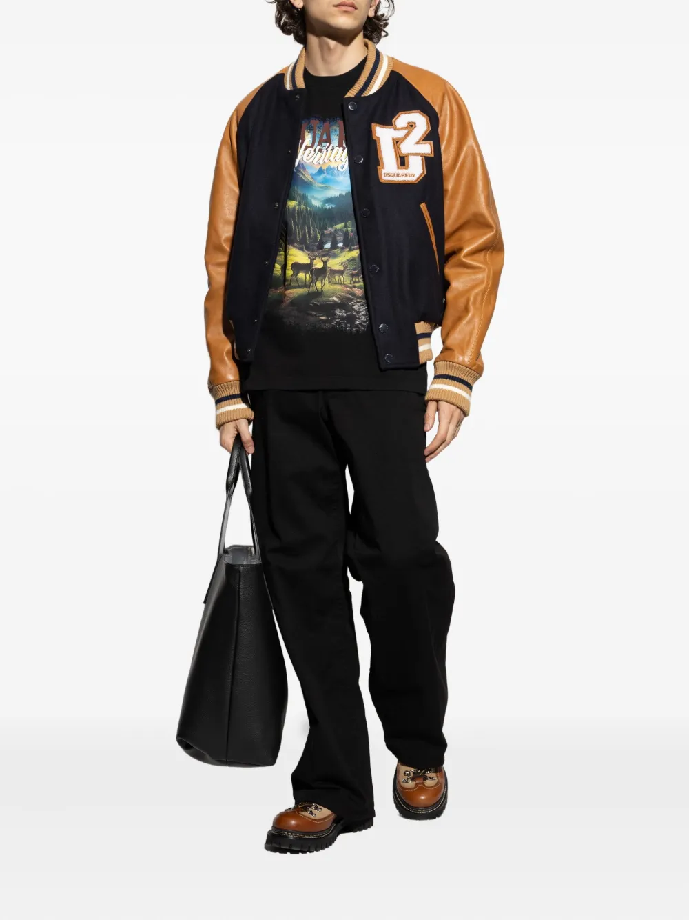 DSQUARED2 logo-patch jeans | Regular & Straight-Leg Jeans | Image 2