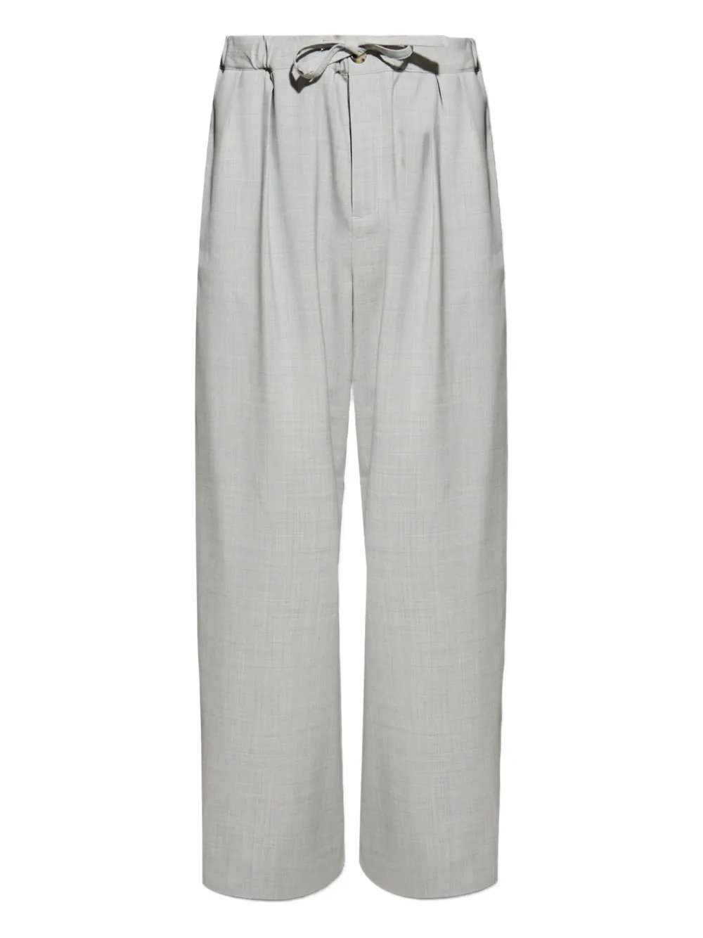 LOEWE pleated drawstring trousers | Grey | Image 1