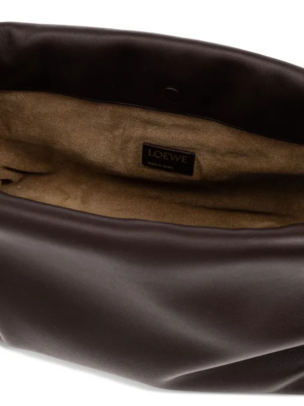 【LOEWE】フラメンコ ラムスキン メタリック クラッチバッグ LOEWE フラメンコ クラッチバッグ M | FARFETCH JP