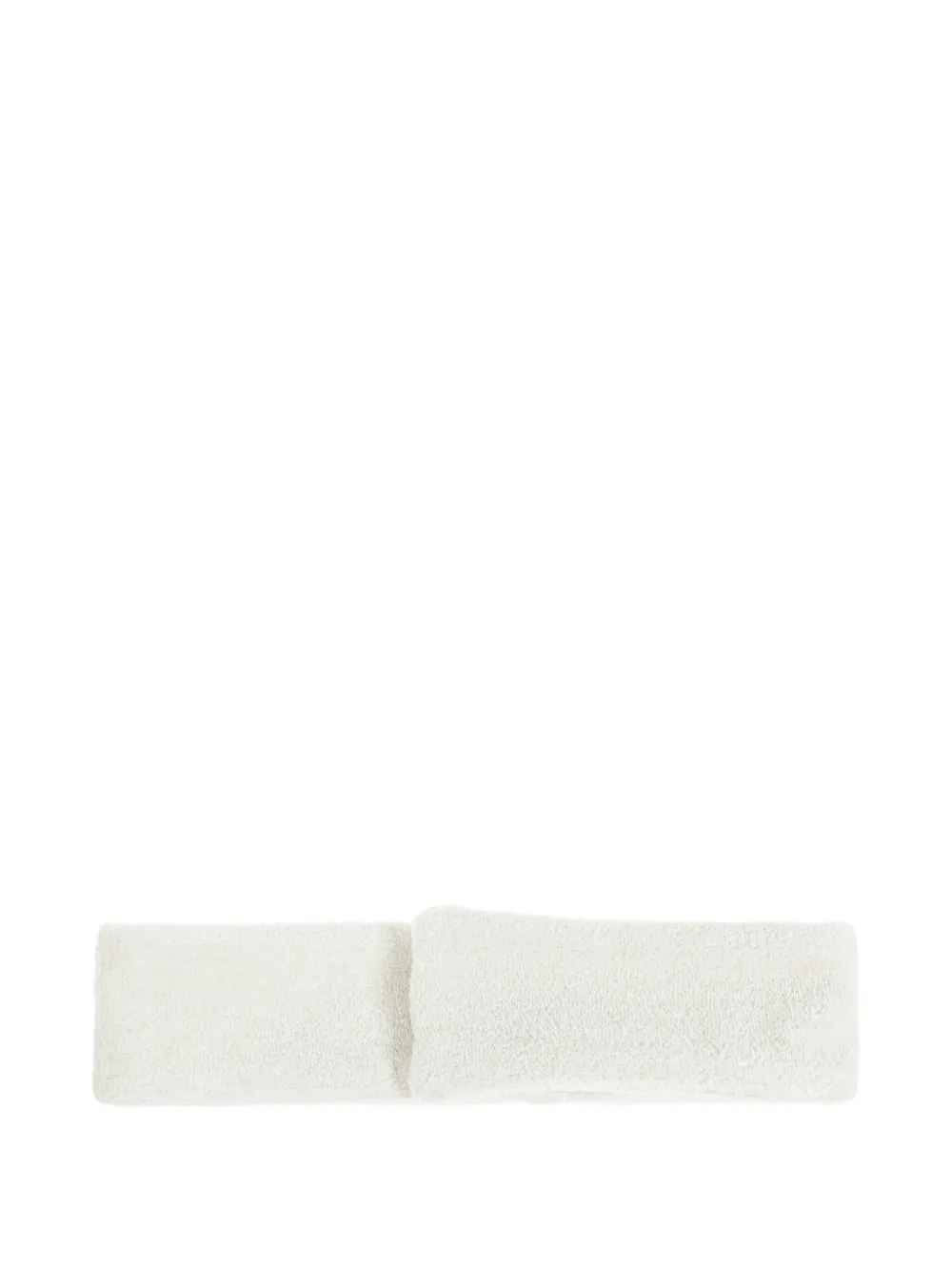 Versace logo-embroidered headband Wit