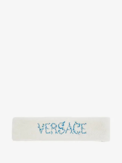 Versace diadema con logo bordado