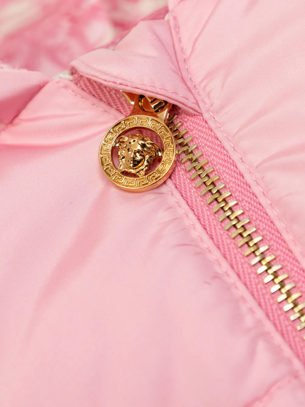 Versace Kids Donsjack met capuchon Roze