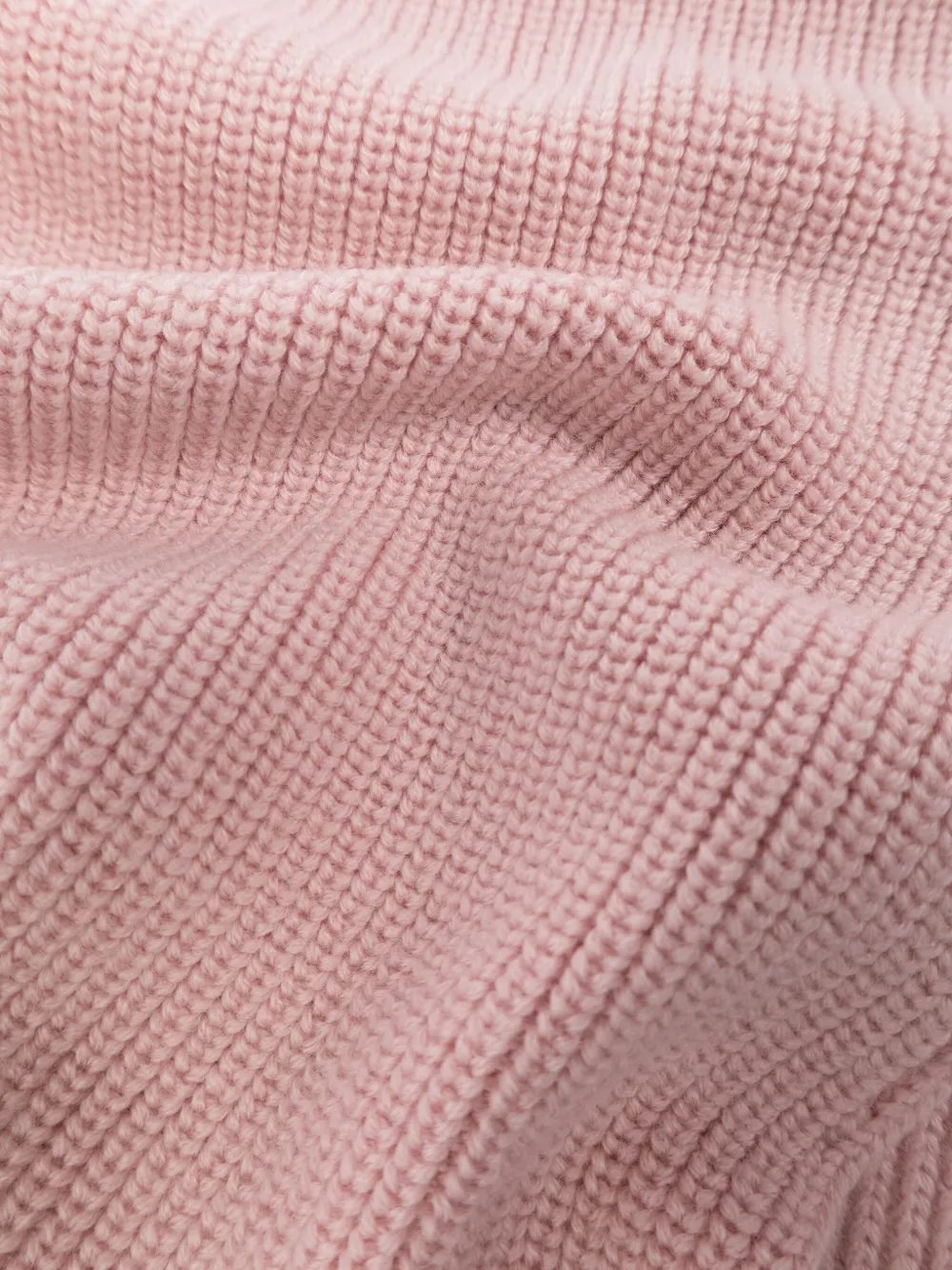 Versace Kids Ribgebreide sjaal Roze