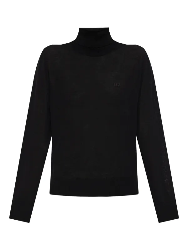 DSQUARED2 タートルネック セーター | ブラック | FARFETCH JP DSQUARED2 タートルネック セーター | ブラック | FARFETCH JP
