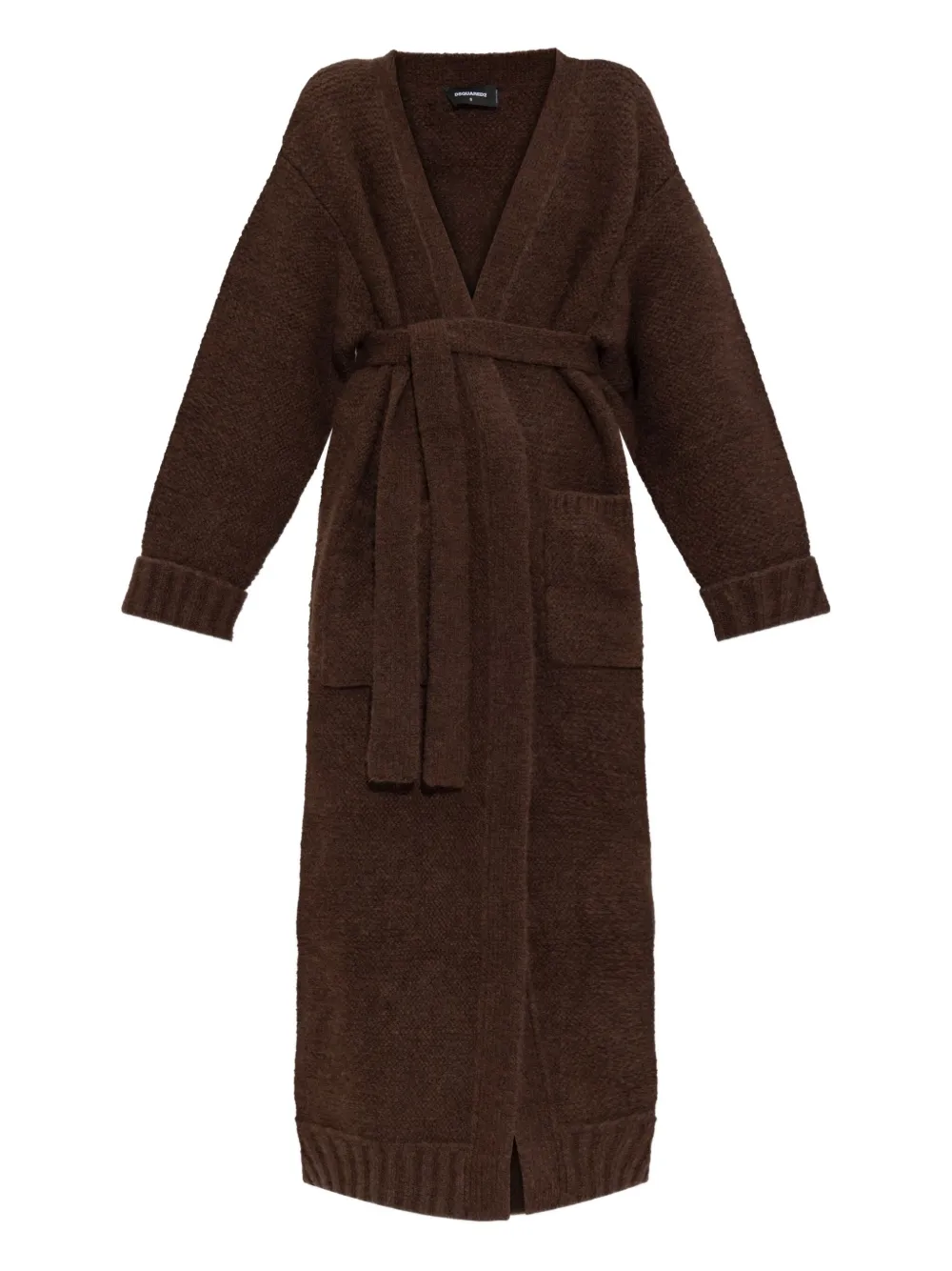 DSQUARED2 belted cardi-coat Bruin