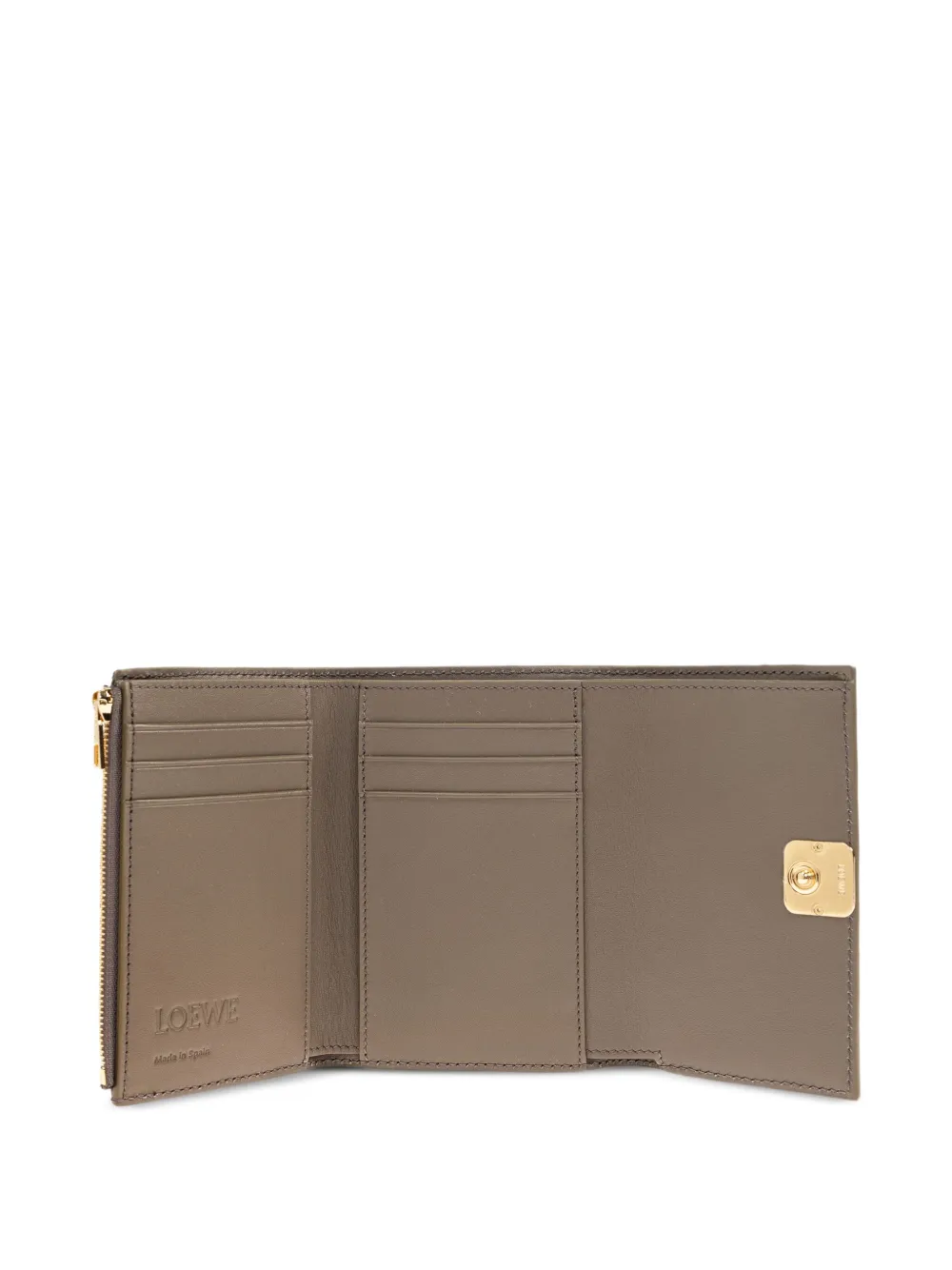 LOEWE Leren portemonnee Beige