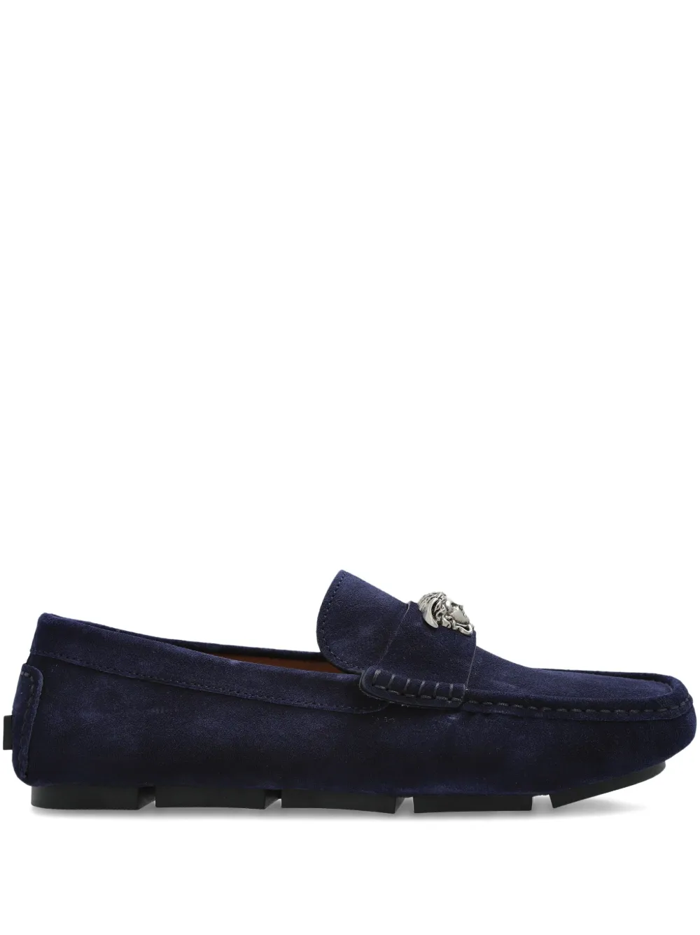 Versace Loafers met Medusa-plakkaat Blauw