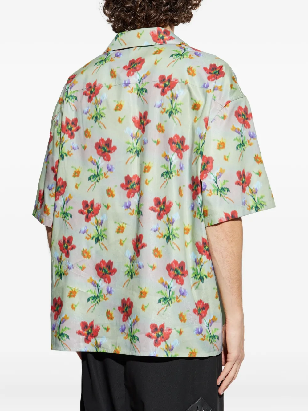 LOEWE Overhemd met bloemenprint Groen
