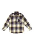 Versace Kids checked shirt - Grey