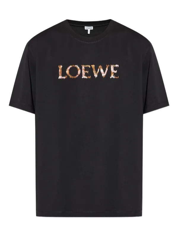 LOEWE ロゴ刺繍Tシャツ 30743029_59700478_600.jpg