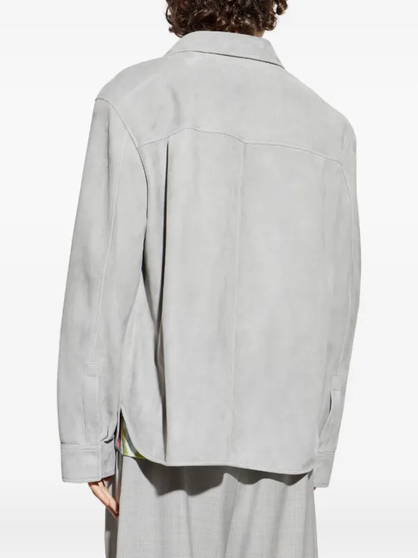 LOEWE Suede Jacket | Grey | FARFETCH