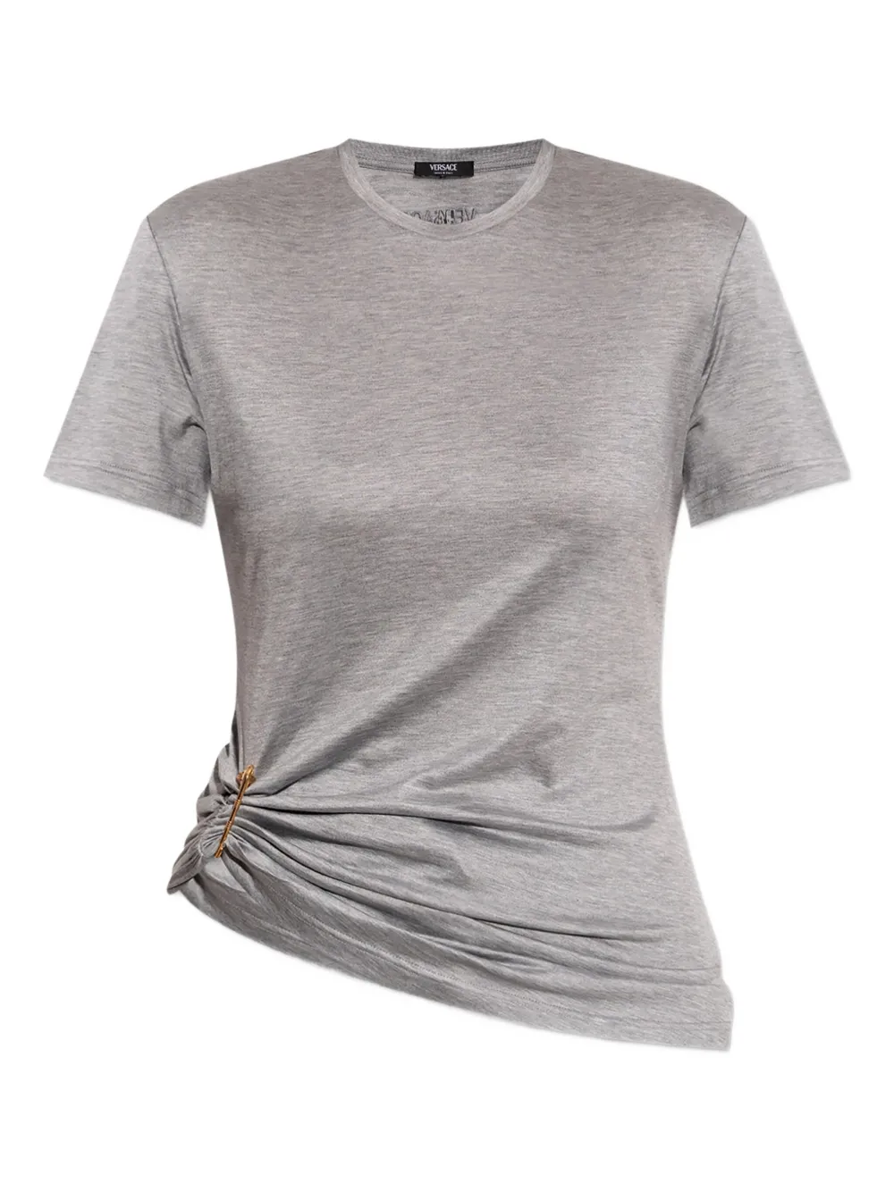 Versace T-shirt met Medusa-speld Grijs