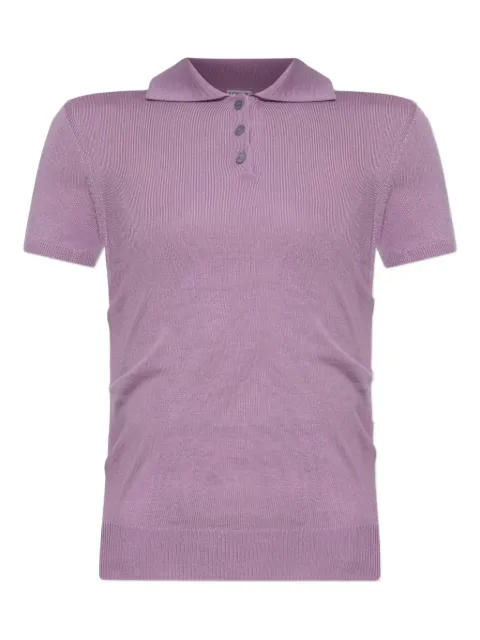 LOEWE fine-ribbed polo shirt