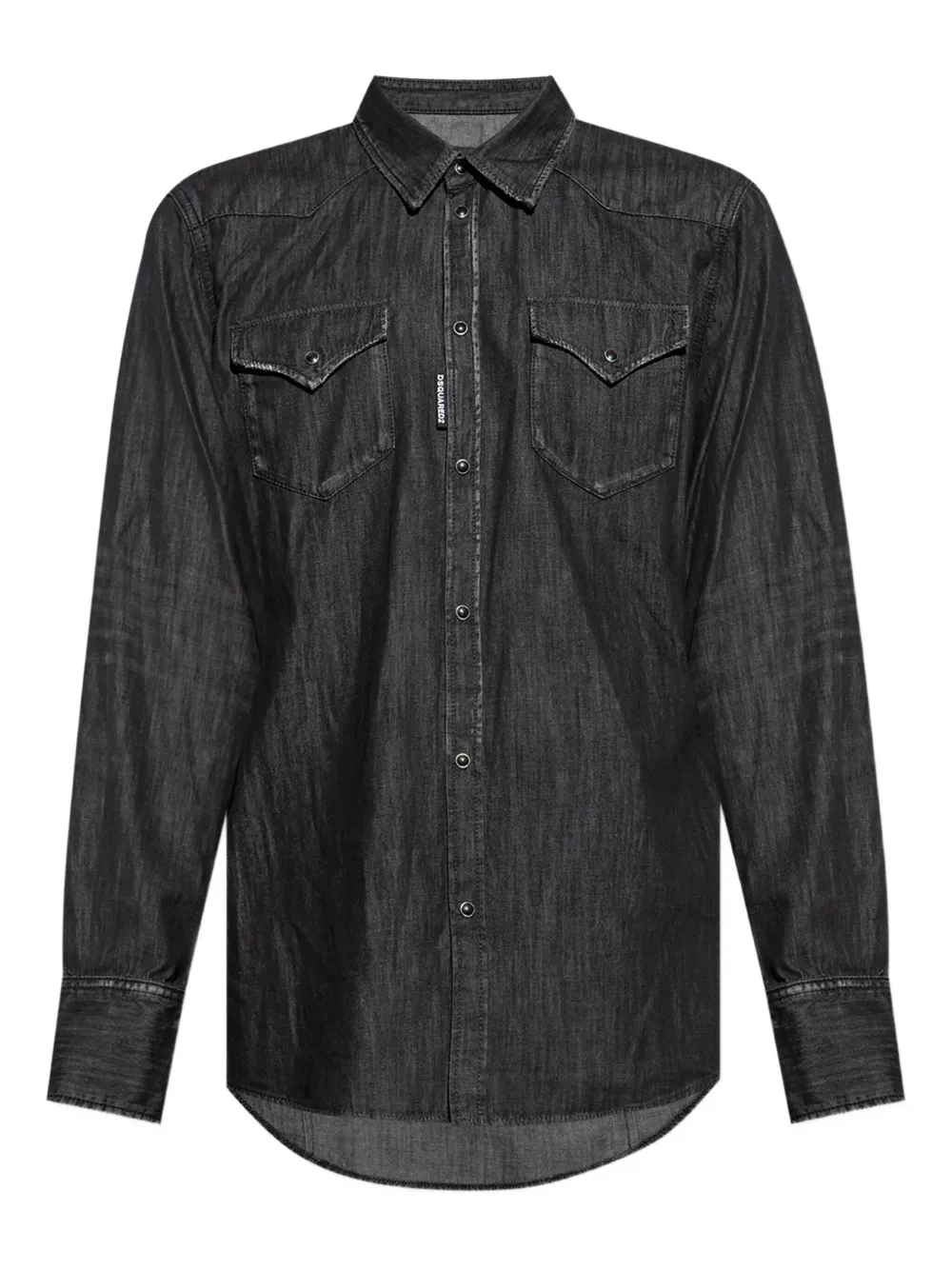 DSQUARED2 Denim overhemd Zwart