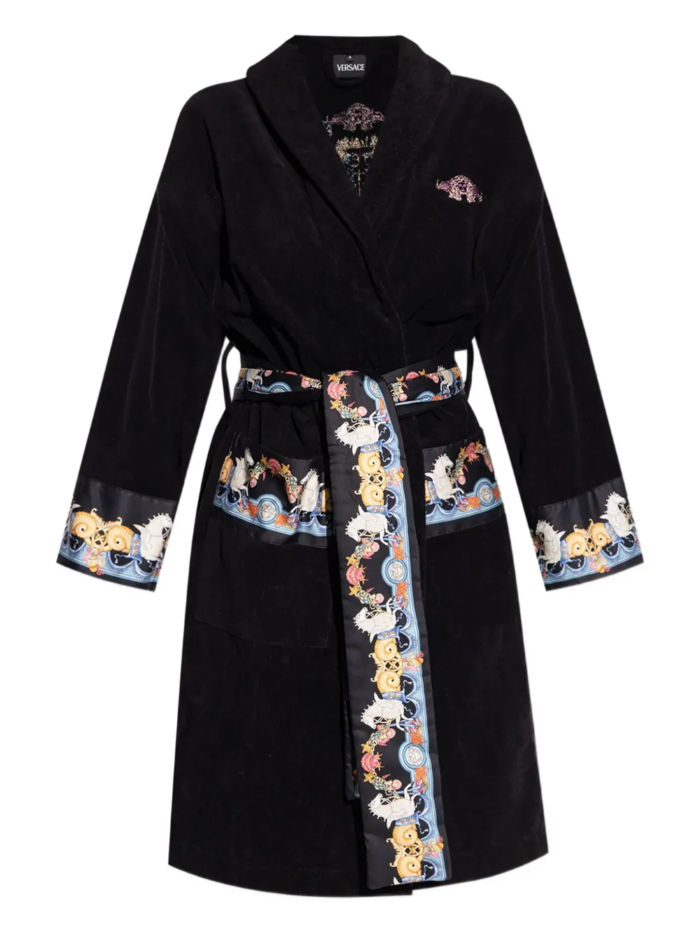 Versace Coral Theatre robe | Black | Image 1