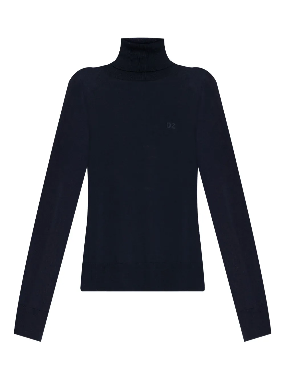 DSQUARED2 logo-detail turtleneck sweater | Blue | Image 1